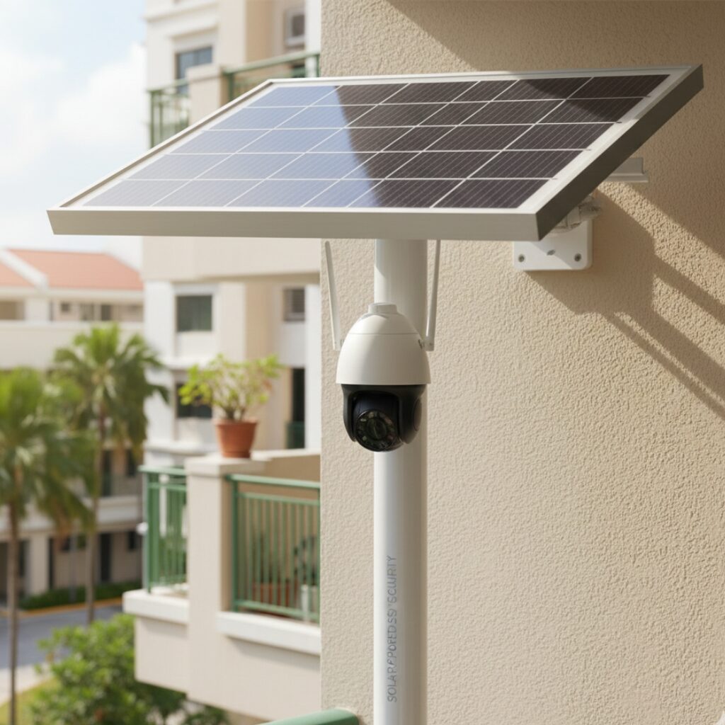 solar powered cctv